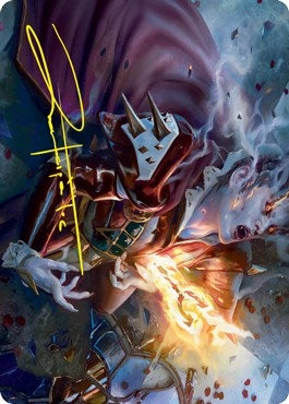 Image for Flame-Blessed Bolt Art Card (Gold-Stamped Signature) (44) (Innistrad: Crimson Vow) - Magic: The Gathering