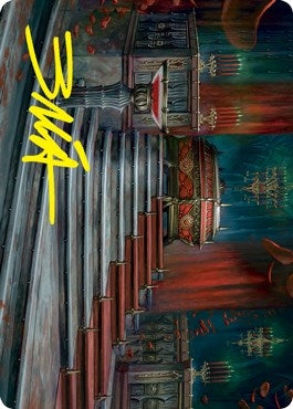 Image for Edgar Markov's Coffin Art Card (Gold-Stamped Signature) (60) (Innistrad: Crimson Vow) - Magic: The Gathering