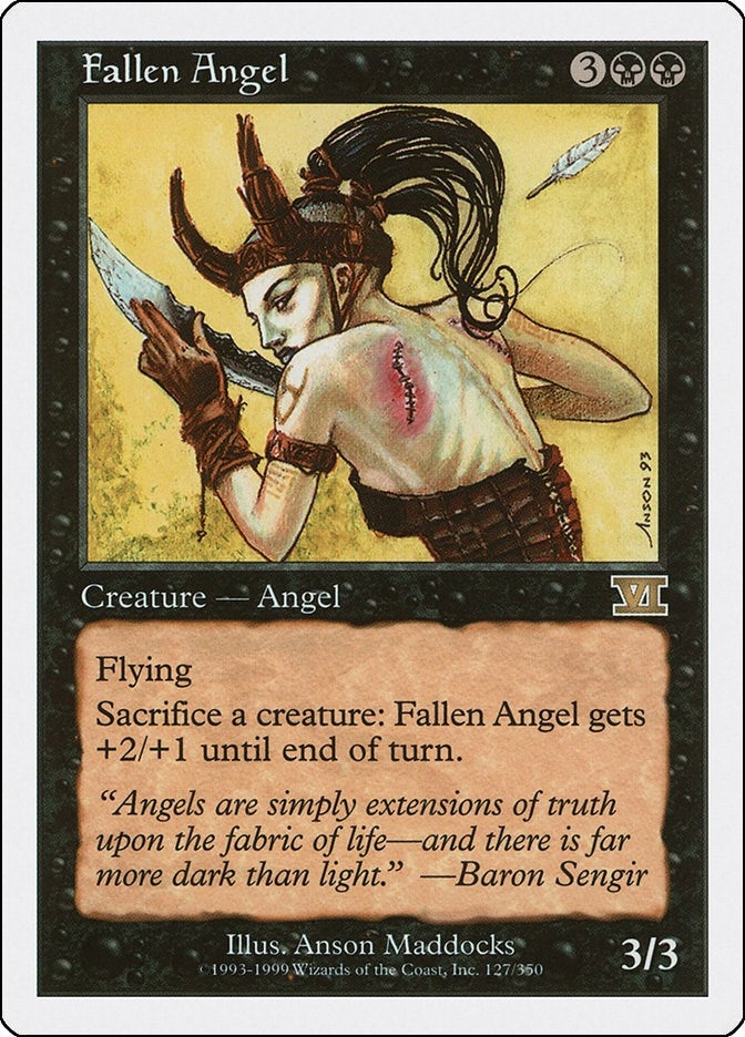 Image for Fallen Angel (127) (Classic Sixth Edition) - Magic: The Gathering
