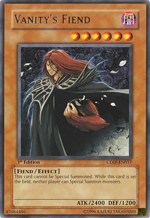 Image for Vanity's Fiend (CDIP-EN017) (CDIP) - YuGiOh