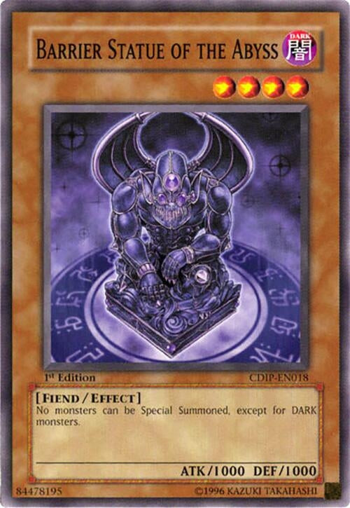 Image for Barrier Statue of the Abyss (CDIP-EN018) (CDIP) - YuGiOh
