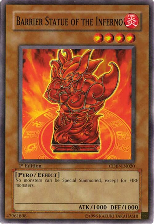 Image for Barrier Statue of the Inferno (CDIP-EN020) (CDIP) - YuGiOh