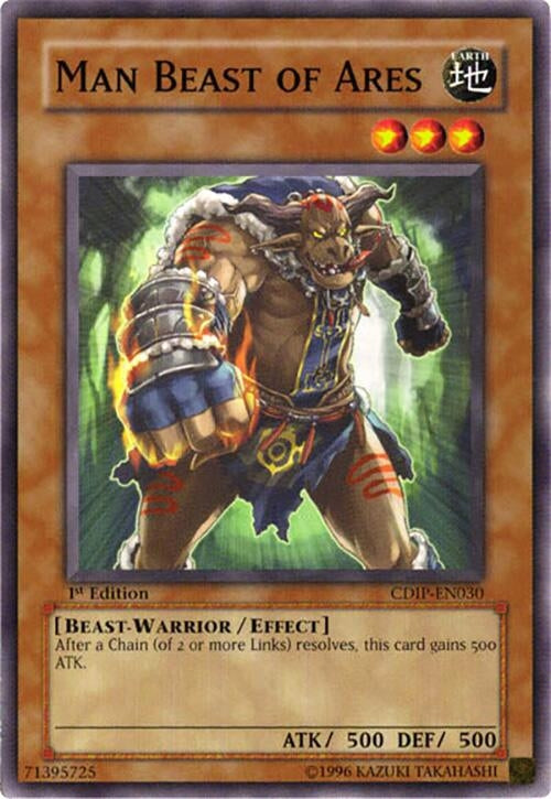 Image for Man Beast of Ares (CDIP-EN030) (CDIP) - YuGiOh
