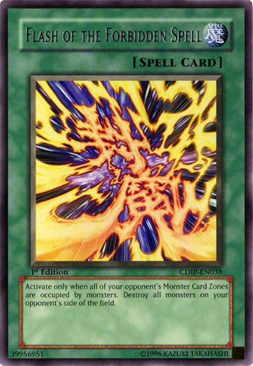 Image for Flash of the Forbidden Spell (CDIP-EN038) (CDIP) - YuGiOh