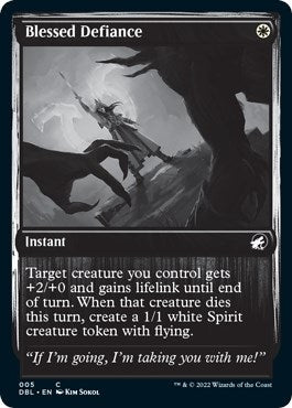 Image for Blessed Defiance (5) (Innistrad: Double Feature) - Magic: The Gathering