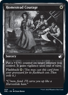 Image for Homestead Courage (24) (Innistrad: Double Feature) - Magic: The Gathering