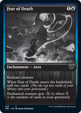 Image for Fear of Death (326) (Innistrad: Double Feature) - Magic: The Gathering