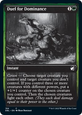 Image for Duel for Dominance (184) (Innistrad: Double Feature) - Magic: The Gathering