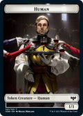 Image for Human (001) // Treasure Double-Sided Token (1 // 18) (Innistrad: Crimson Vow) - Magic: The Gathering