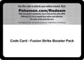 Image for Code Card - Fusion Strike Booster Pack (SWSH08) - Pokemon