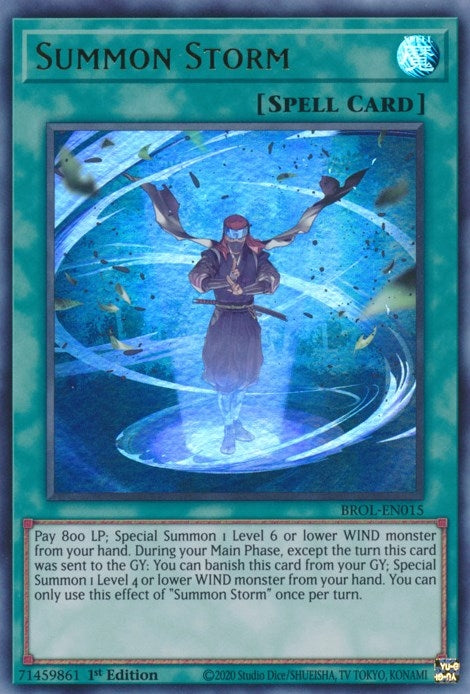 Image for Summon Storm (BROL-EN015) (BROL) - YuGiOh
