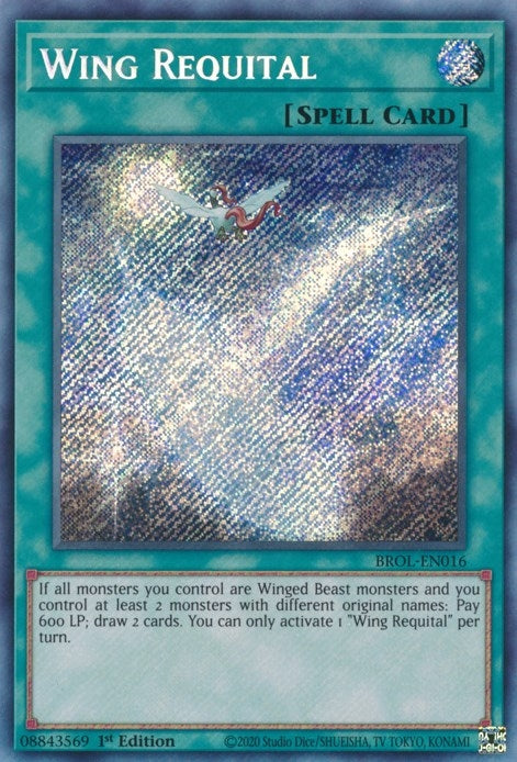 Image for Wing Requital (BROL-EN016) (BROL) - YuGiOh