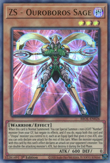 Image for ZS - Ouroboros Sage (BROL-EN026) (BROL) - YuGiOh