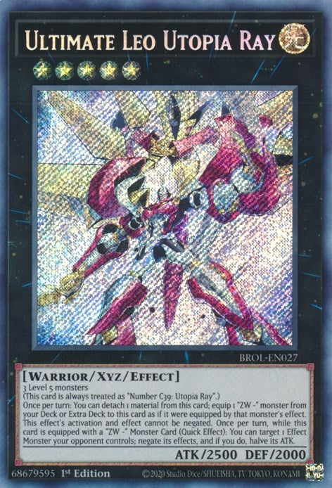 Image for Ultimate Leo Utopia Ray (BROL-EN027) (BROL) - YuGiOh
