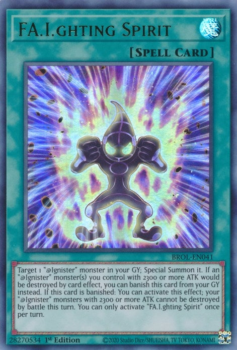 Image for FA.I.ghting Spirit (BROL-EN041) (BROL) - YuGiOh