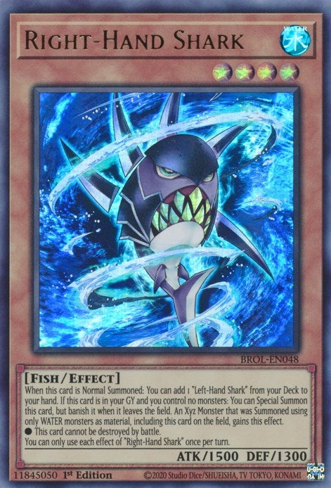 Image for Right-Hand Shark (BROL-EN048) (BROL) - YuGiOh