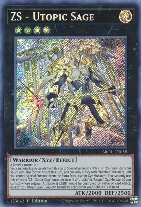 Image for ZS - Utopic Sage (BROL-EN058) (BROL) - YuGiOh