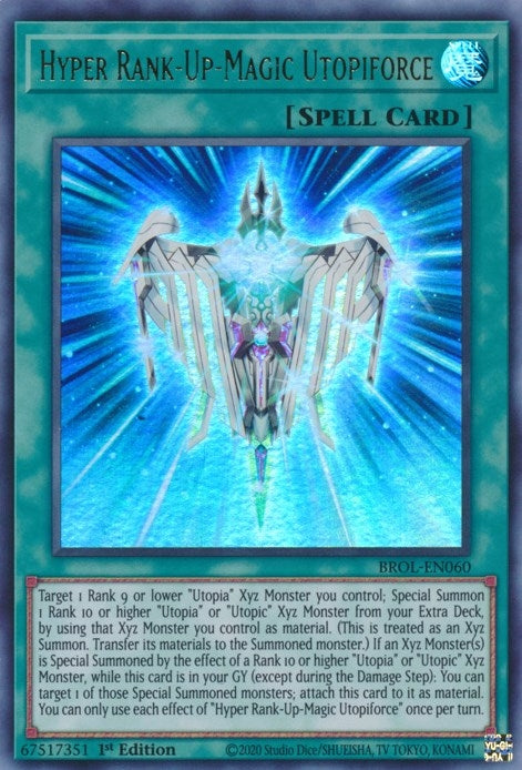 Image for Hyper Rank-Up-Magic Utopiforce (BROL-EN060) (BROL) - YuGiOh