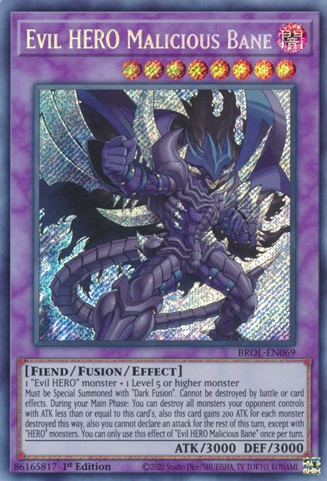 Image for Evil HERO Malicious Bane (BROL-EN069) (BROL) - YuGiOh