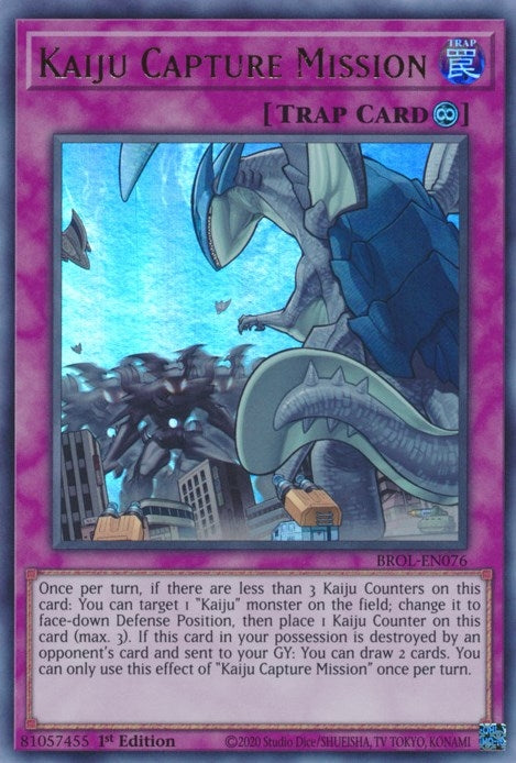 Image for Kaiju Capture Mission (BROL-EN076) (BROL) - YuGiOh