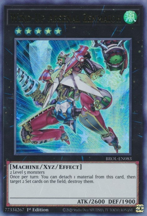 Image for Wind-Up Arsenal Zenmaioh (BROL-EN083) (BROL) - YuGiOh