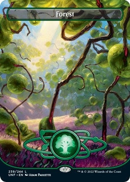 Image for Forest (239) (Borderless) (239) (Unfinity) - Magic: The Gathering