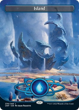 Image for Island (236) (Borderless) (236) (Unfinity) - Magic: The Gathering