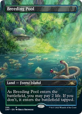 Image for Breeding Pool (Borderless) (286) (Unfinity) - Magic: The Gathering