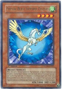 Image for Crystal Beast Sapphire Pegasus (FOTB-EN007) (FOTB) - YuGiOh