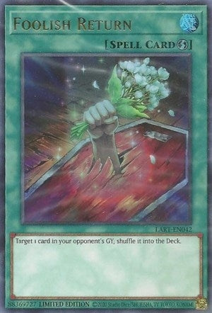 Image for Foolish Return (LART-EN042) (LART) - YuGiOh