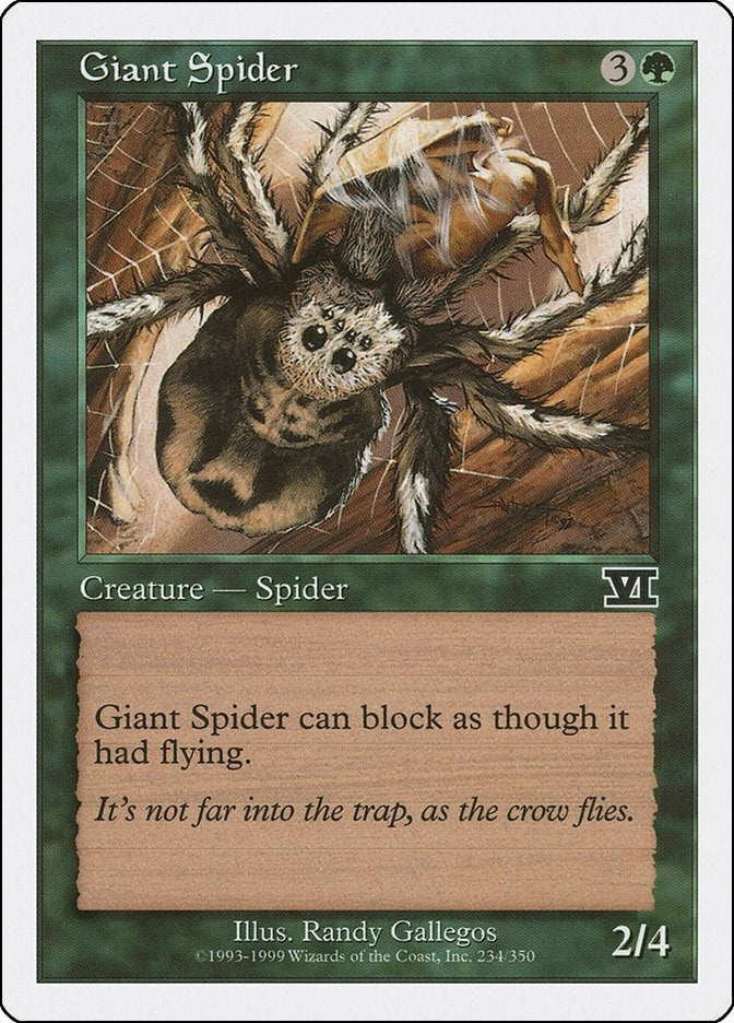 Image for Giant Spider (234) (Classic Sixth Edition) - Magic: The Gathering