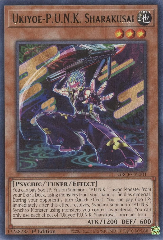Image for Ukiyoe-P.U.N.K. Sharakusai (GRCR-EN001) (GRCR) - YuGiOh
