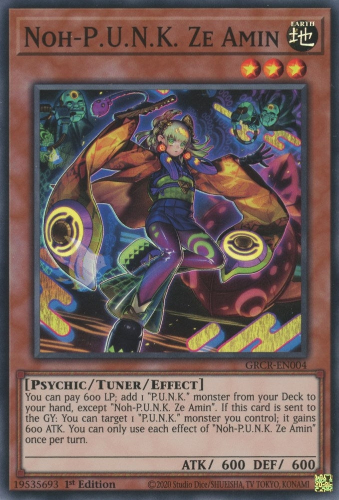 Image for Noh-P.U.N.K. Ze Amin (GRCR-EN004) (GRCR) - YuGiOh