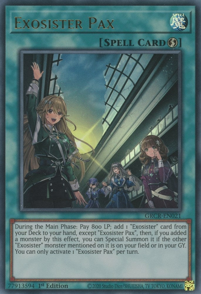 Image for Exosister Pax (GRCR-EN021) (GRCR) - YuGiOh