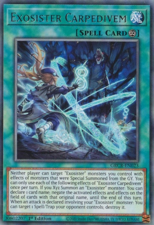 Image for Exosister Carpedivem (GRCR-EN023) (GRCR) - YuGiOh