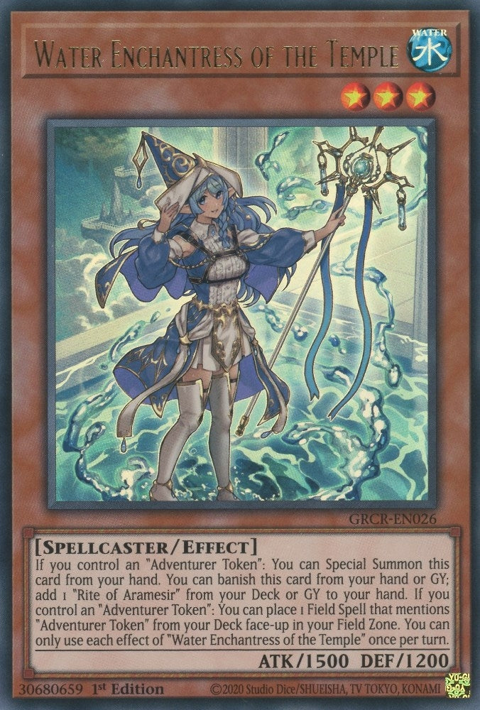 Image for Water Enchantress of the Temple (GRCR-EN026) (GRCR) - YuGiOh