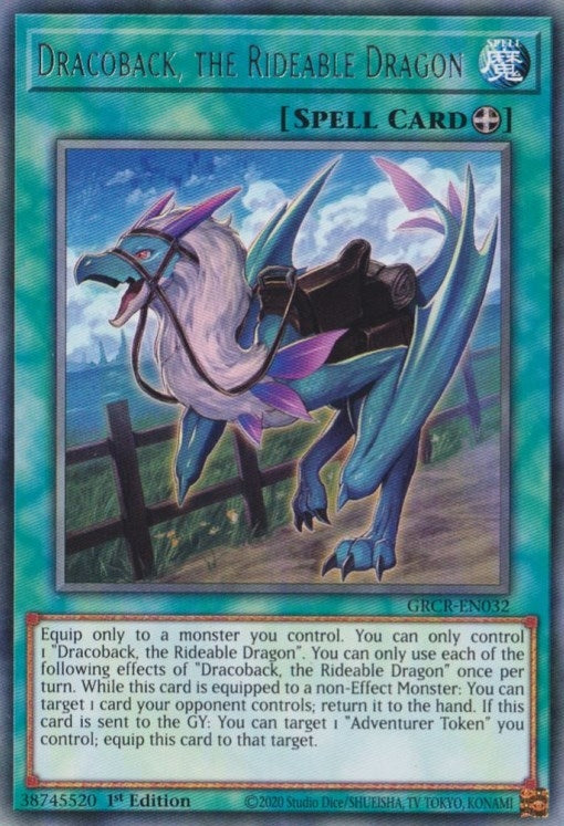 Image for Dracoback, the Rideable Dragon (GRCR-EN032) (GRCR) - YuGiOh
