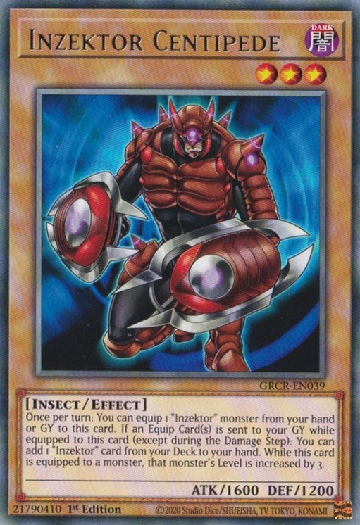 Image for Inzektor Centipede (GRCR-EN039) (GRCR) - YuGiOh