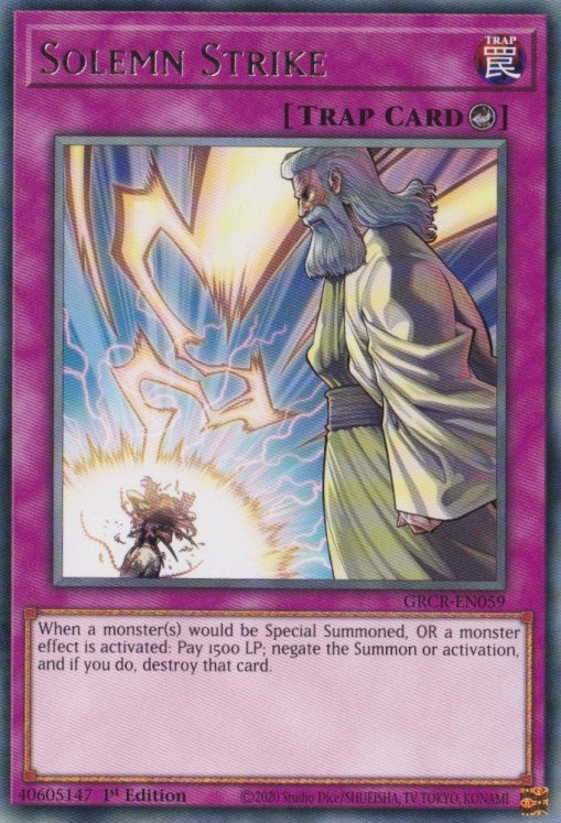 Image for Solemn Strike (GRCR-EN059) (GRCR) - YuGiOh