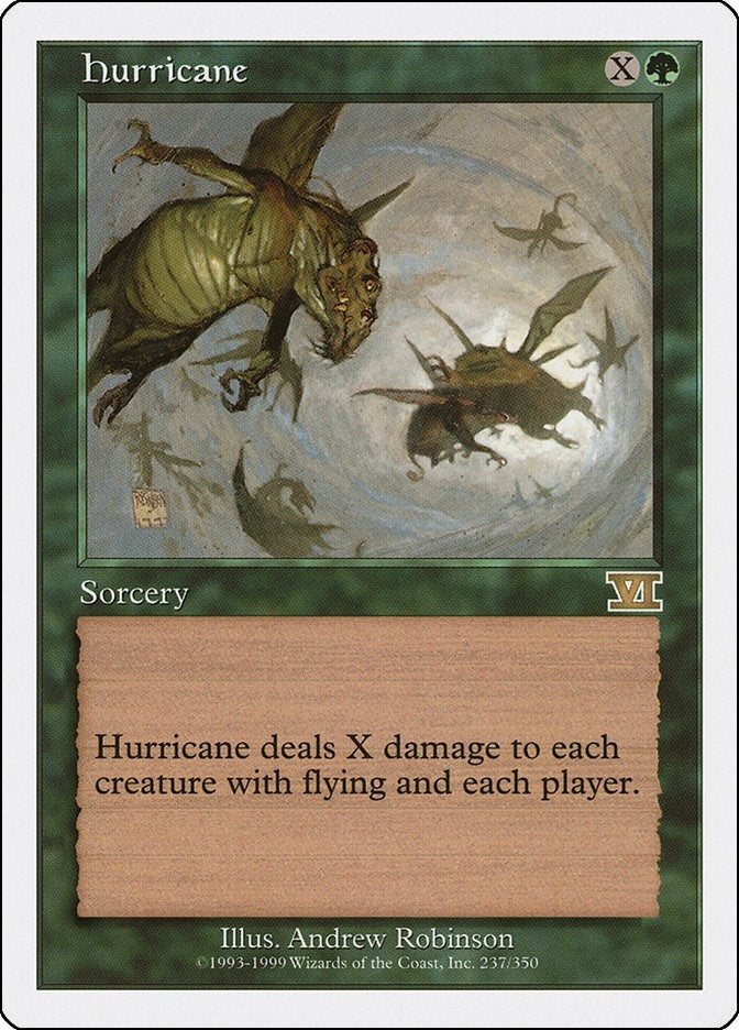 Image for Hurricane (237) (Classic Sixth Edition) - Magic: The Gathering
