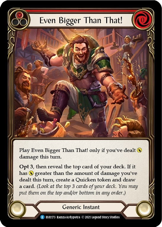 Image for Even Bigger Than That! (Red) (EVR173) (Everfest) - Flesh and Blood TCG