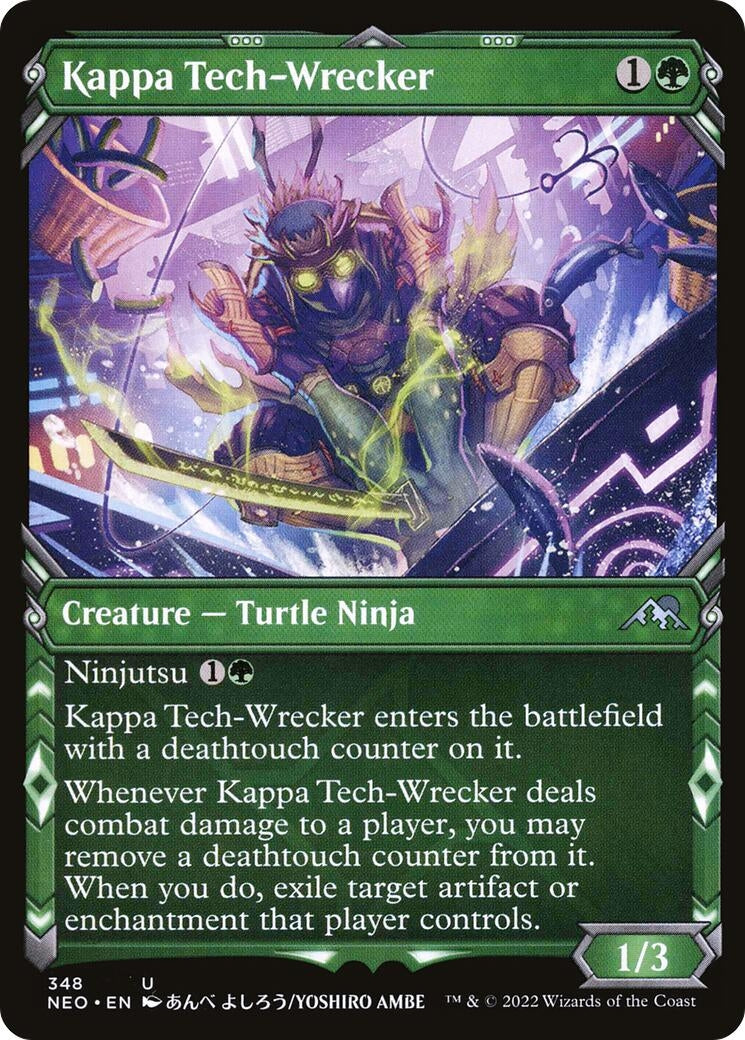 Image for Kappa Tech-Wrecker (Showcase) (348) (Kamigawa: Neon Dynasty) - Magic: The Gathering