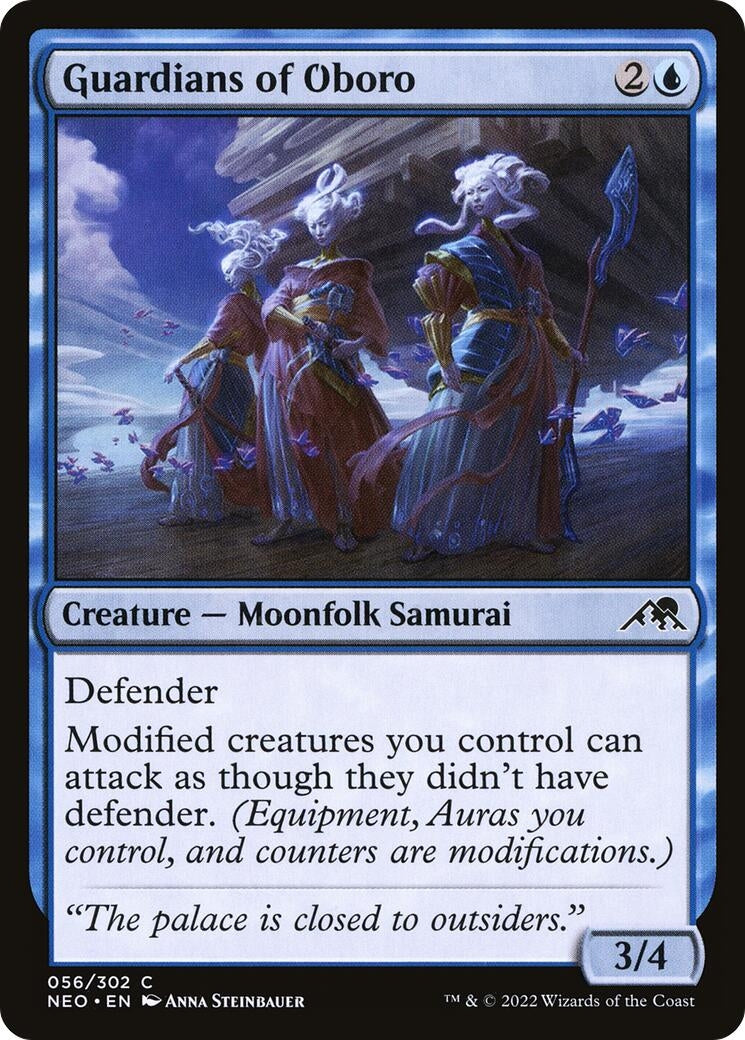 Image for Guardians of Oboro (56) (Kamigawa: Neon Dynasty) - Magic: The Gathering