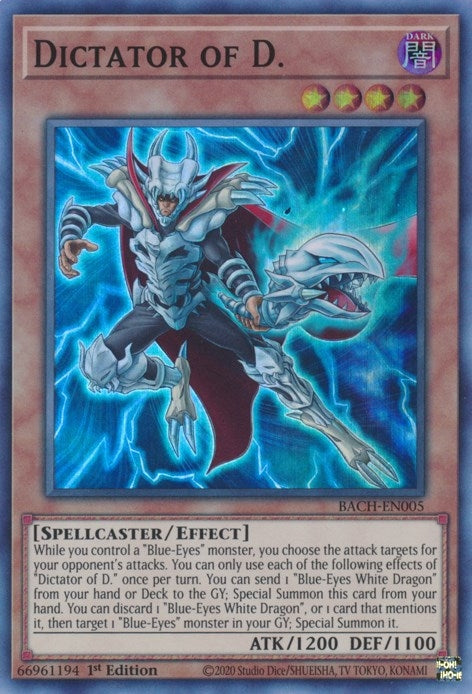 Image for Dictator of D. (BACH-EN005) (BACH) - YuGiOh