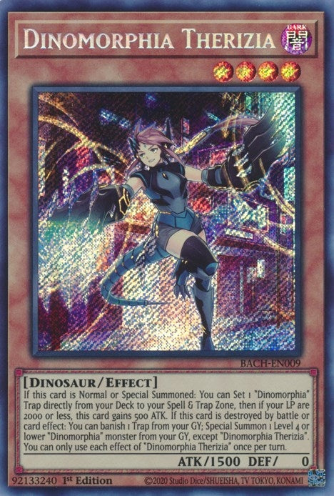 Image for Dinomorphia Therizia (BACH-EN009) (BACH) - YuGiOh