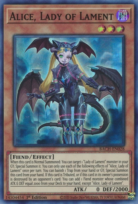 Image for Alice, Lady of Lament (BACH-EN028) (BACH) - YuGiOh