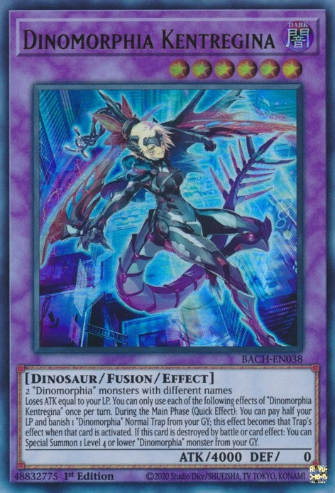 Image for Dinomorphia Kentregina (BACH-EN038) (BACH) - YuGiOh