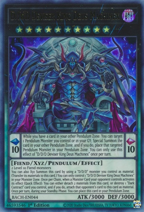 Image for D/D/D Deviser King Deus Machinex (BACH-EN044) (BACH) - YuGiOh