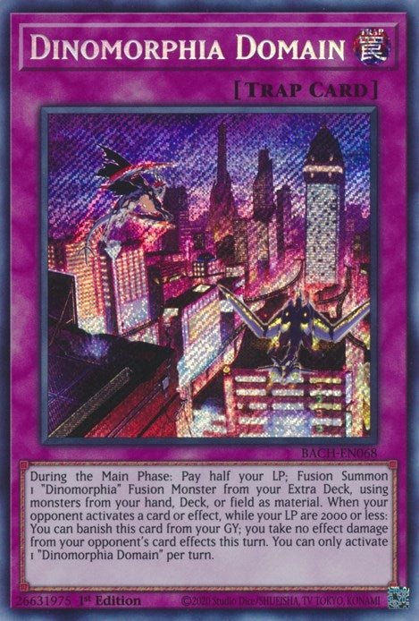 Image for Dinomorphia Domain (BACH-EN068) (BACH) - YuGiOh