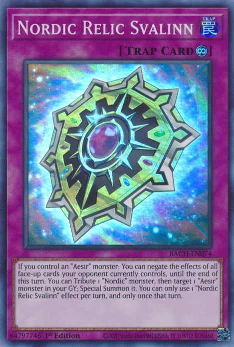 Image for Nordic Relic Svalinn (BACH-EN074) (BACH) - YuGiOh